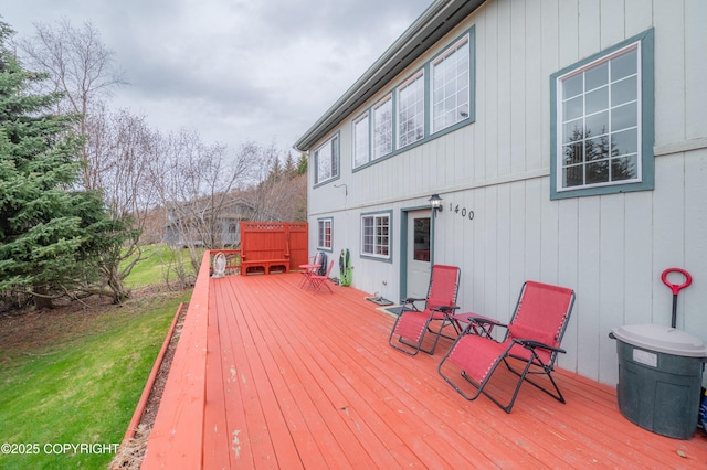 view of deck