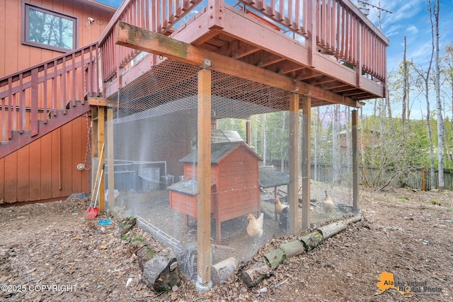 view of poultry coop