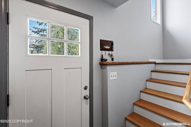 view of staircase