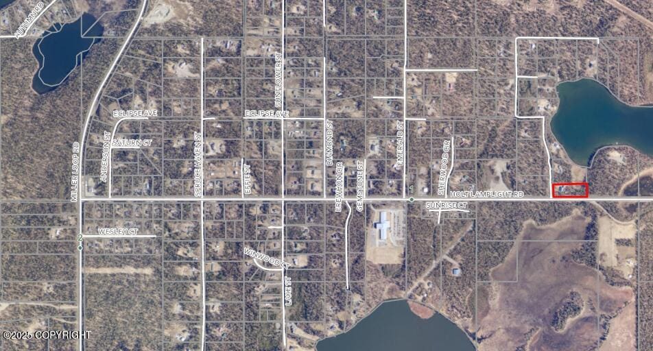 47004 Emery St, Kenai, AK 99611 - aerial view of property's location