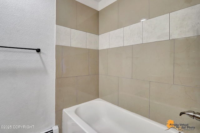 bathroom with shower / bath combination