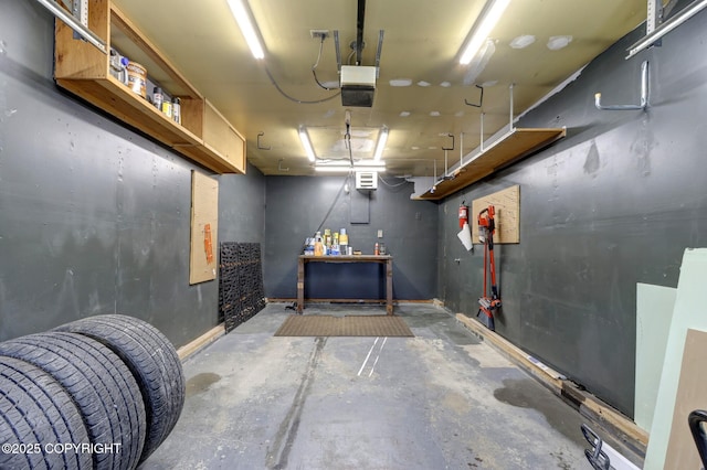 7810 Mae Rene Cir, Anchorage, AK 99502 - misc room with unfinished concrete floors