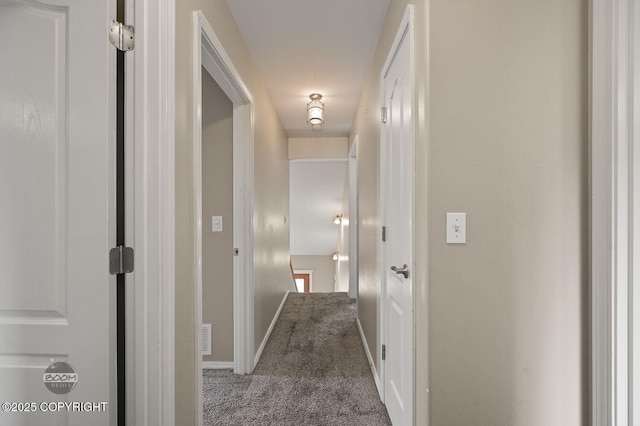 16422 Ondola Cir, Eagle River, AK 99577 - hallway featuring carpet and baseboards