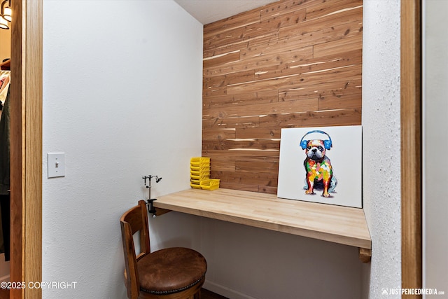 2435 N Ravens Flight Dr, Wasilla, AK 99654 - office area with wood walls