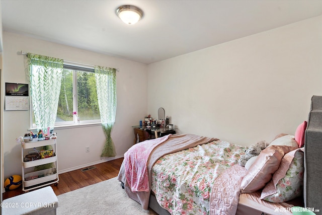 2435 N Ravens Flight Dr, Wasilla, AK 99654 - bedroom with wood finished floors and baseboards