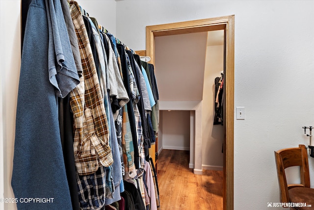 2435 N Ravens Flight Dr, Wasilla, AK 99654 - spacious closet featuring light wood-type flooring
