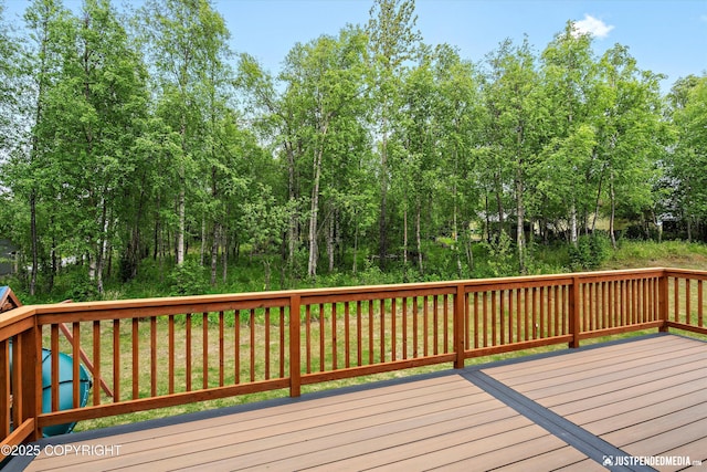 2435 N Ravens Flight Dr, Wasilla, AK 99654 - view of wooden terrace