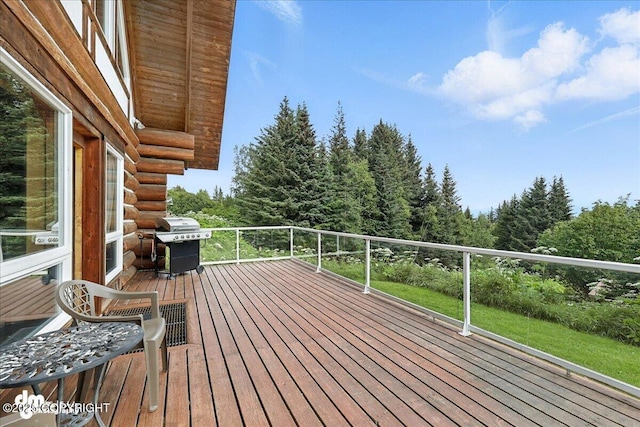 4510 Thomas Ct, Homer, AK 99603 - wooden deck featuring area for grilling