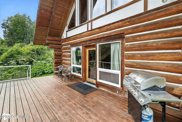 4510 Thomas Ct, Homer, AK 99603 - deck featuring grilling area