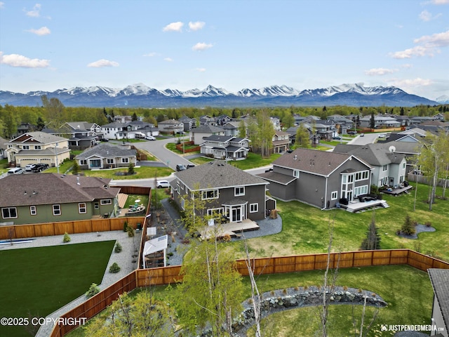 4187 Chiniak Bay Dr, Anchorage, AK 99515 - aerial perspective of suburban area featuring a mountainous background