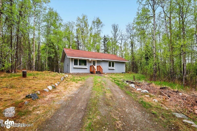 2411 N Friar Tuck Ct, Big Lake, AK 99623 - view of front of home with driveway