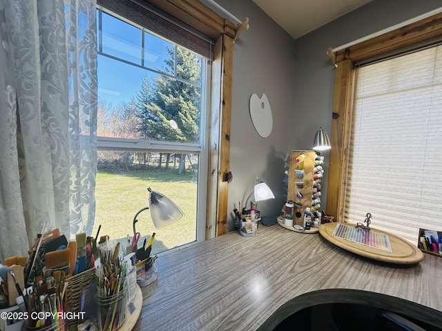 view of dining room