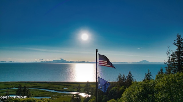 26957 Sterling Hwy, Anchor Point, AK 99556 - water view with a mountainous background