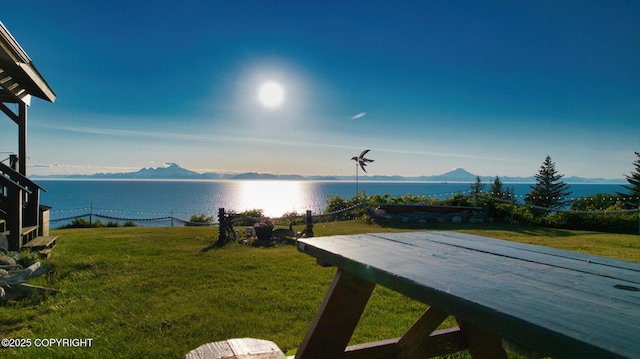 26957 Sterling Hwy, Anchor Point, AK 99556 - water view with a mountain backdrop