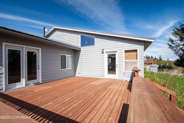 255 Lee Dr, Homer, AK 99603 - view of wooden terrace