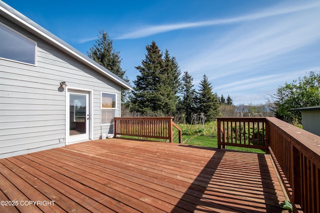 255 Lee Dr, Homer, AK 99603 - view of wooden deck