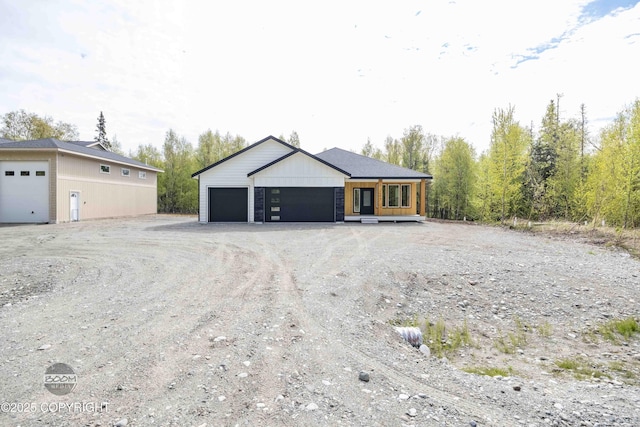 7254 E Riparian Loop, Palmer, AK 99645 - view of front facade with a garage