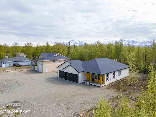 7254 E Riparian Loop, Palmer, AK 99645 - view from above of property featuring a forest