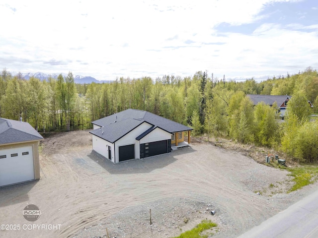 7254 E Riparian Loop, Palmer, AK 99645 - view from above of property with a forest