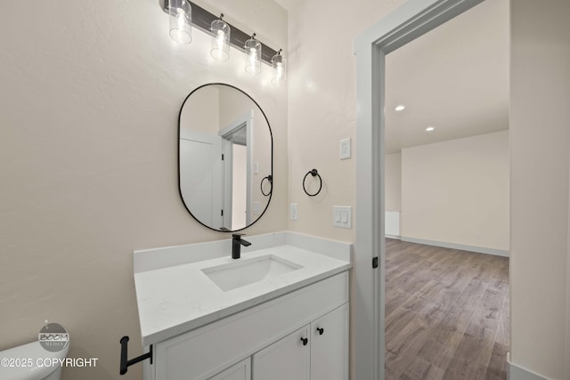 7254 E Riparian Loop, Palmer, AK 99645 - bathroom with wood finished floors and vanity