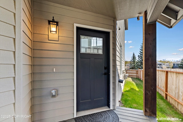 7863 Gate Creek Dr, Anchorage, AK 99502 - view of doorway to property
