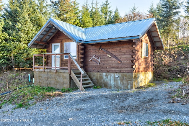 view of outdoor structure