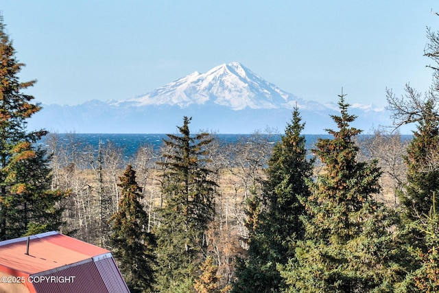 view of mountain backdrop