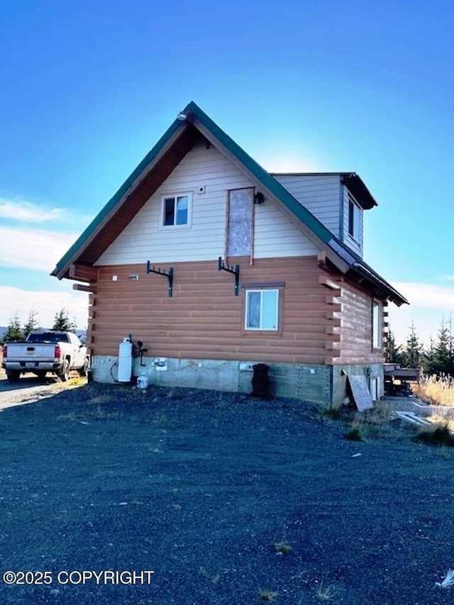 31580 Hannah Rene Rd, Anchor Point, AK 99556 - view of property exterior with log exterior