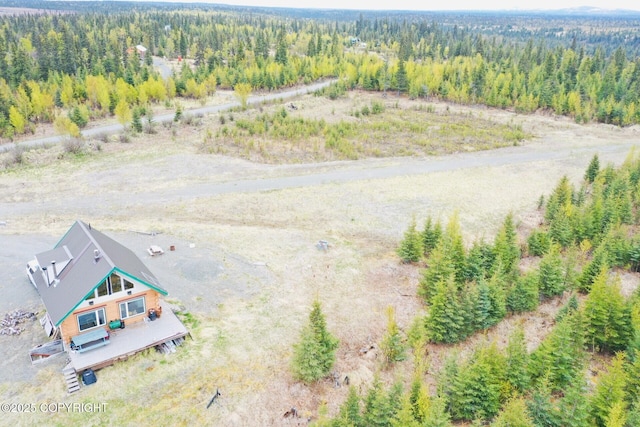 31580 Hannah Rene Rd, Anchor Point, AK 99556 - aerial view of property and surrounding area with a heavily wooded area