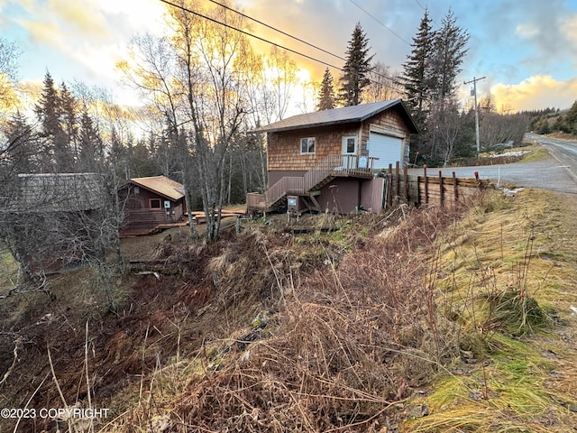 view of property exterior