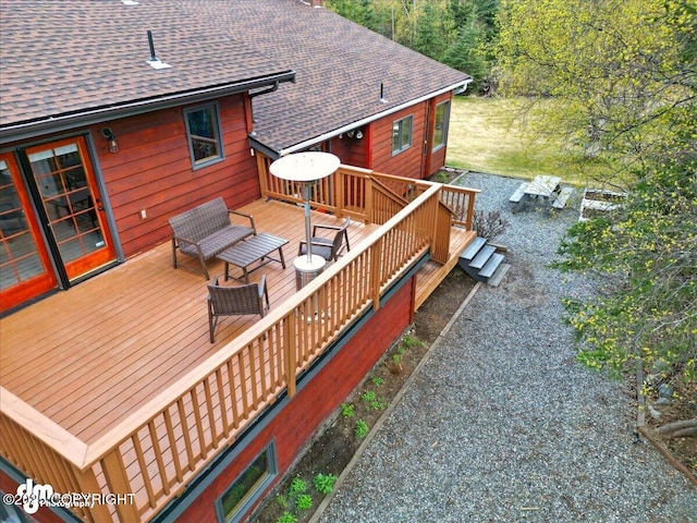 view of deck