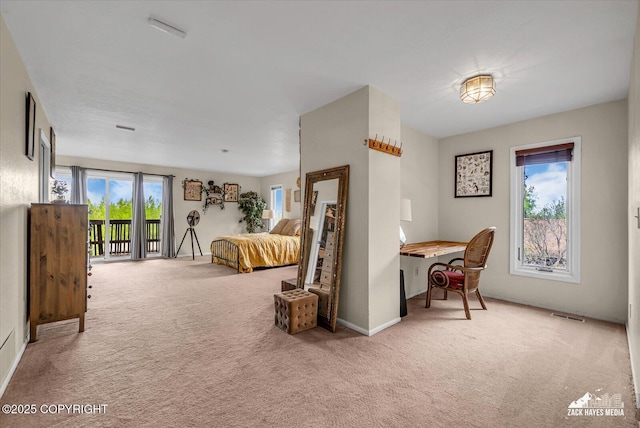 6010 Staedem Dr, Anchorage, AK 99504 - carpeted dining area featuring a desk and baseboards