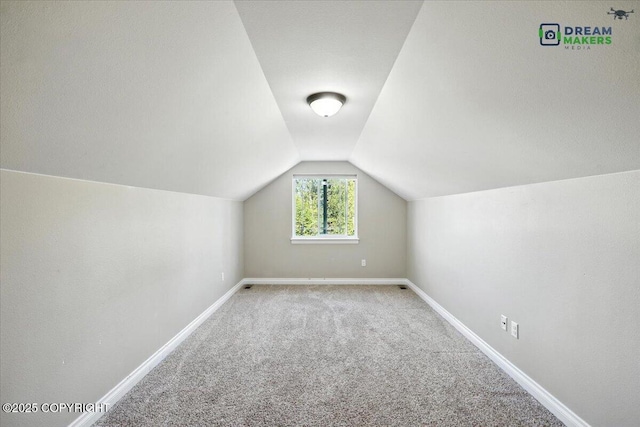 7782 W Arlie Rd, Wasilla, AK 99623 - additional living space featuring carpet and vaulted ceiling