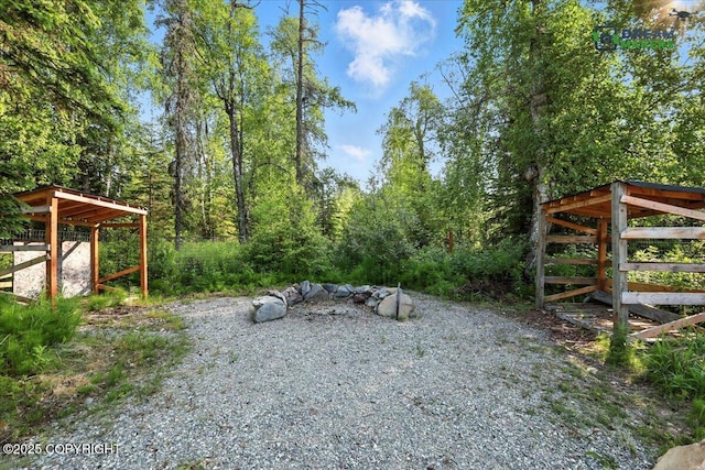 7782 W Arlie Rd, Wasilla, AK 99623 - view of yard