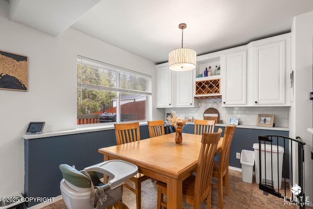 view of dining space