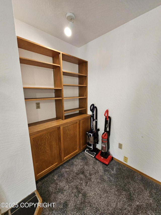 3213 Tayshee Cir, Anchorage, AK 99504 - unfurnished office with baseboards and dark carpet