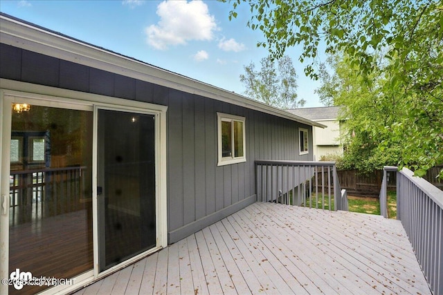 9033 W Parkview Terrace Loop, Eagle River, AK 99577 - view of deck