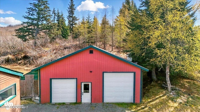 34540 Alamar, Anchor Point, AK 99556 - view of detached garage