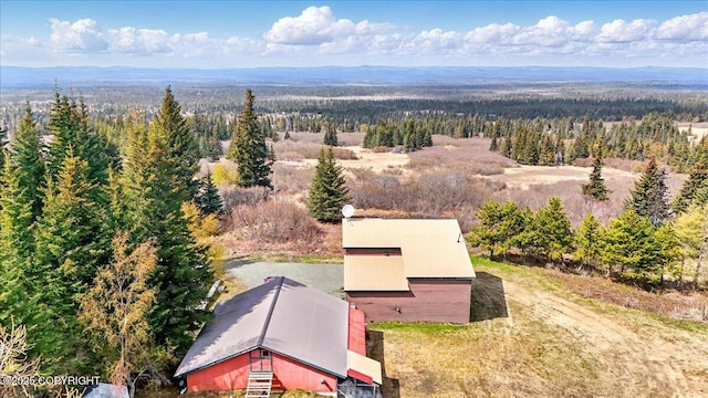 34540 Alamar, Anchor Point, AK 99556 - view from above of property with a heavily wooded area