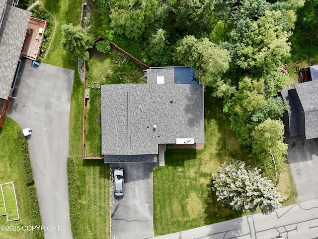 19426 Pribilof Loop, Eagle River, AK 99577 - view from above of property