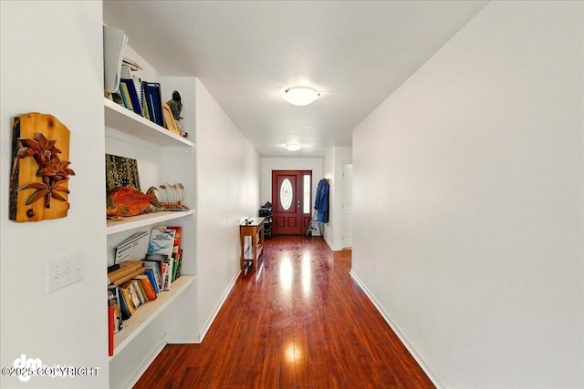 273 S Legacy Loop, Soldotna, AK 99669 - hall featuring dark wood-style floors and baseboards
