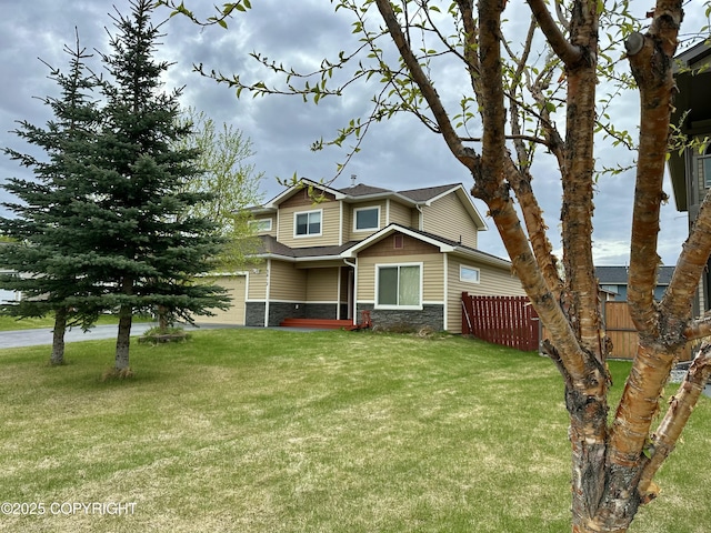 5612 Grand Teton Loop, Anchorage, AK 99502 - view of front facade with stone siding