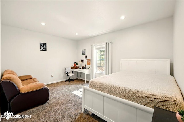 6744 Bogle Bluff Dr, Wasilla, AK 99623 - bedroom with carpet, recessed lighting, and baseboards