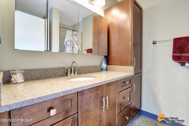 2816 Leighton St, Anchorage, AK 99517 - bathroom featuring vanity