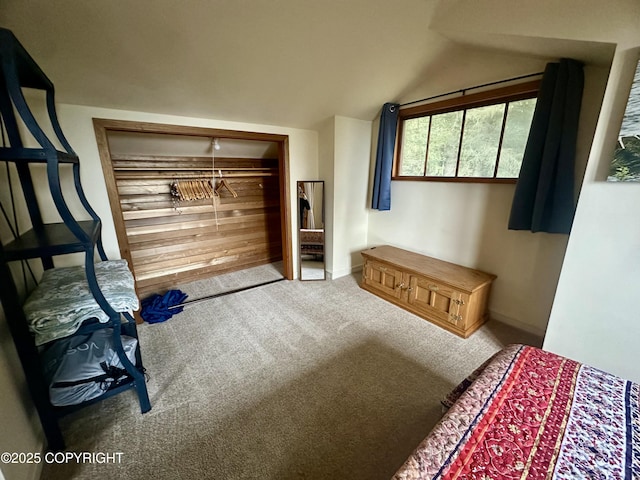 1581 Jade Dr, Homer, AK 99603 - carpeted bedroom featuring vaulted ceiling