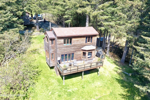 1581 Jade Dr, Homer, AK 99603 - view of subject property with a heavily wooded area