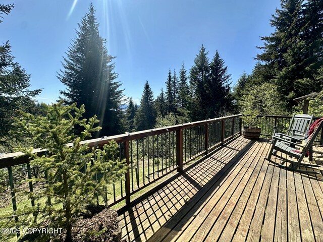 1581 Jade Dr, Homer, AK 99603 - view of deck