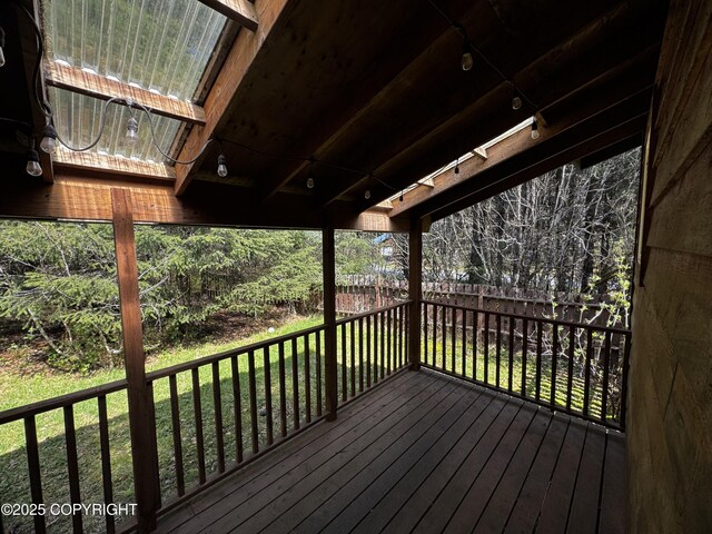 33325 Vinewood Ln, Seward, AK 99664 - view of wooden deck
