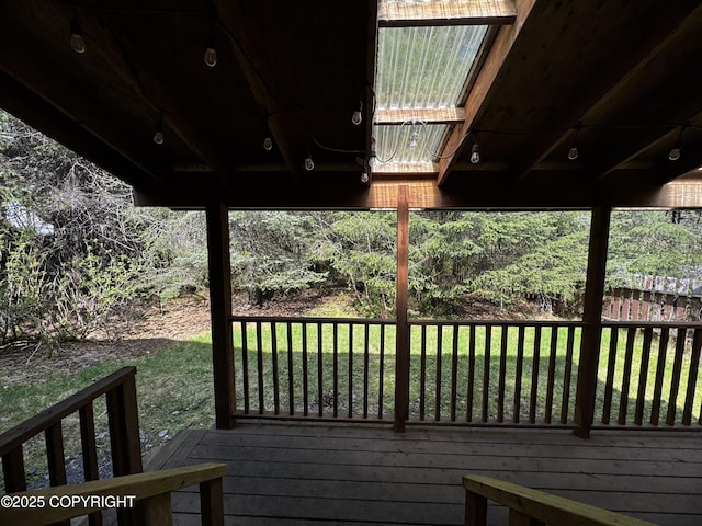 33325 Vinewood Ln, Seward, AK 99664 - deck with a lawn