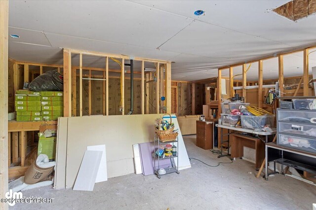 14184 W Jojoba Rd, Big Lake, AK 99623 - view of unfinished basement